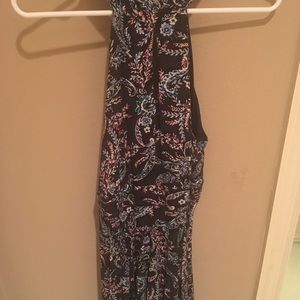 Paisley halter dress